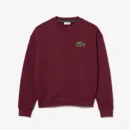 LACOSTE SUDADERA GUINDA
