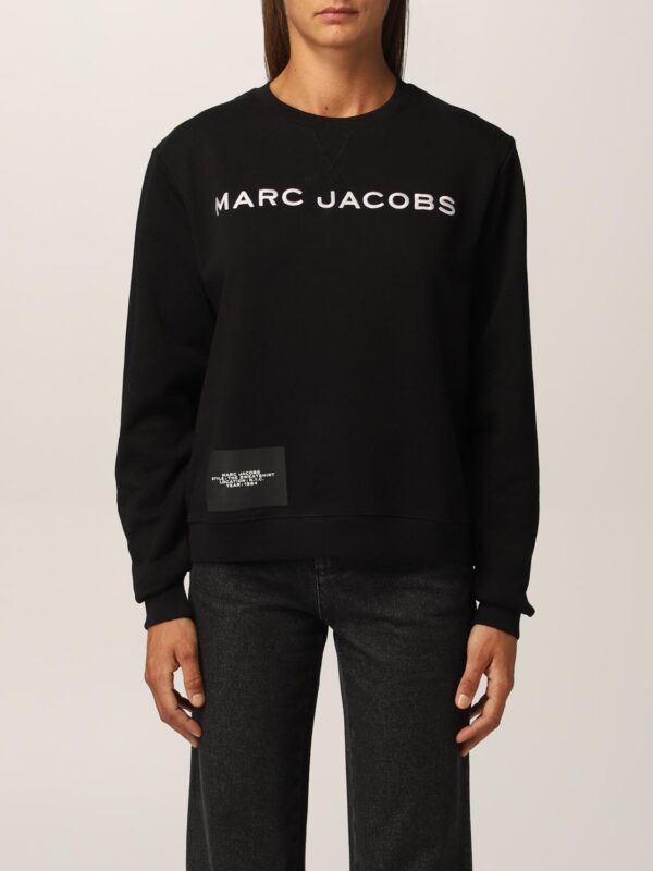 MARC JACOBS LOGO THE SWEATSHITH IN BLACK - Imagen 2
