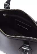 MARC JACOBS - SMALL LEATHER DOME SATCHEL CROSSBODY BAG BLACK