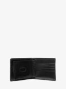 MICHAEL KORS  PEBBLED LEATHER AND LOGO BILLFOLD WALLET
