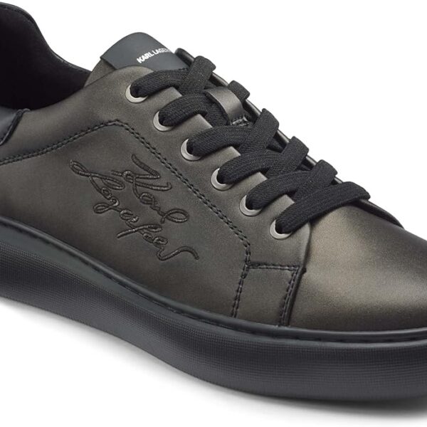KARL LAGERFELD - PARIS SILVER  LEATHER MAN MADE HOMBRE