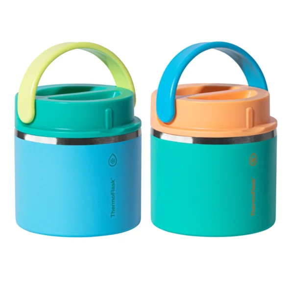 THERMOFLASK 20oz RECIPIENTE PARA COMIDA CON AISLADO AL VACIO 2-PACK - Imagen 3