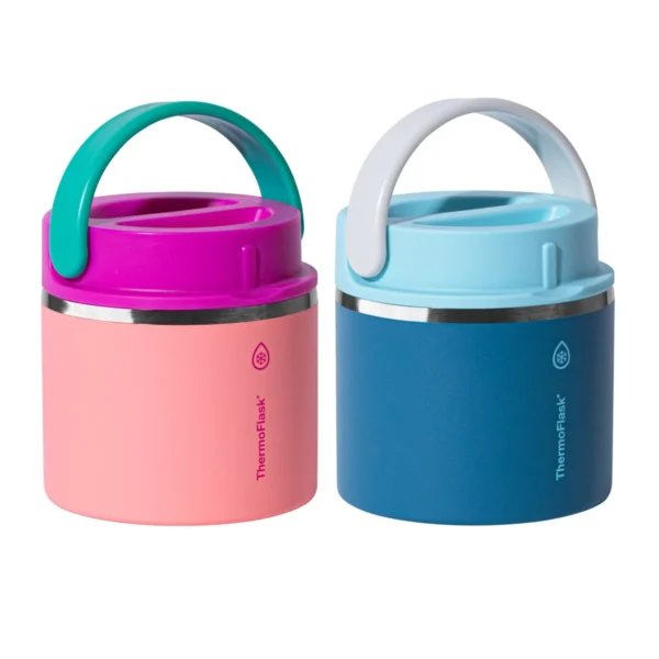 THERMOFLASK 20oz RECIPIENTE PARA COMIDA CON AISLADO AL VACIO 2-PACK - Imagen 2
