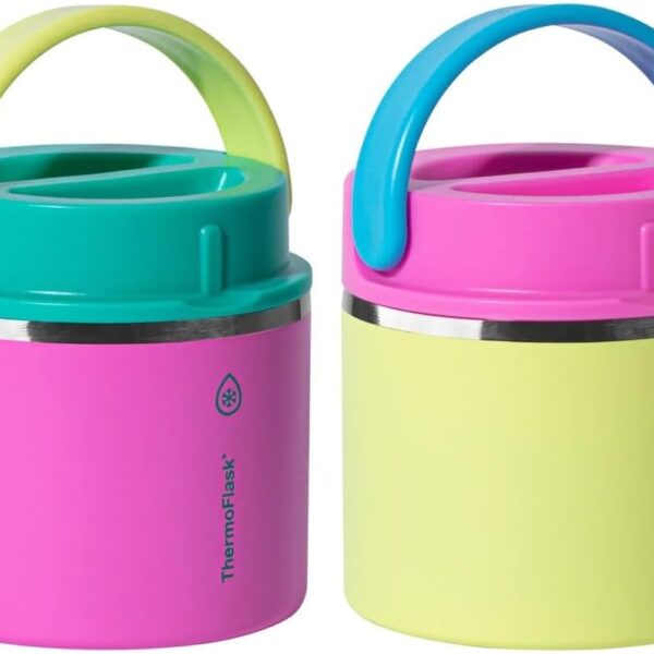 THERMOFLASK 20oz RECIPIENTE PARA COMIDA CON AISLADO AL VACIO 2-PACK