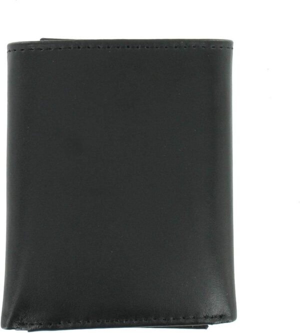 TOMMY HILFIGER GENUINE LEATHER ID HOLDER TRI FOLD WALLET - BLACK - Imagen 3