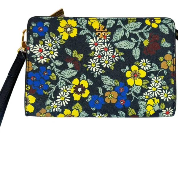 TORY BURCH CARTERA MUÑEQUERA - AZUL FLORES