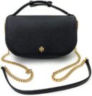 TORY BURCH - EMERSON TOP HANDLE CROSSBODY BLACK