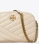 TORY BURCH - KIRA CHEVRON SMALL CAMERA BAG NEW CREAM