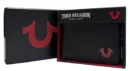 GUESS PASSAPORT WALLET - BLACK/RED