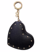 VICTORIA´S SECRET HEART COIN PURSE KEYCHAIN - BLACK/GOLD