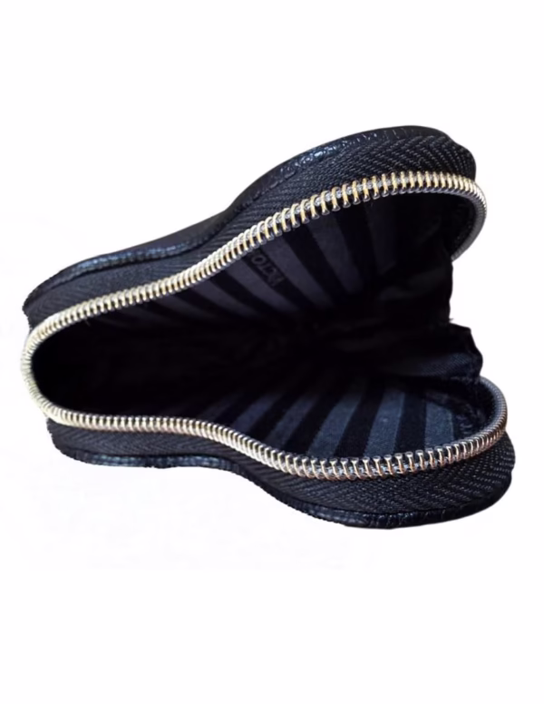 VICTORIA´S SECRET HEART COIN PURSE KEYCHAIN - BLACK/GOLD - Imagen 3