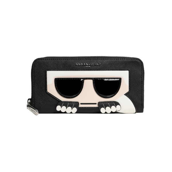 KARL LAGERFELD MULTI CONTINENTAL WALLET NEGRA