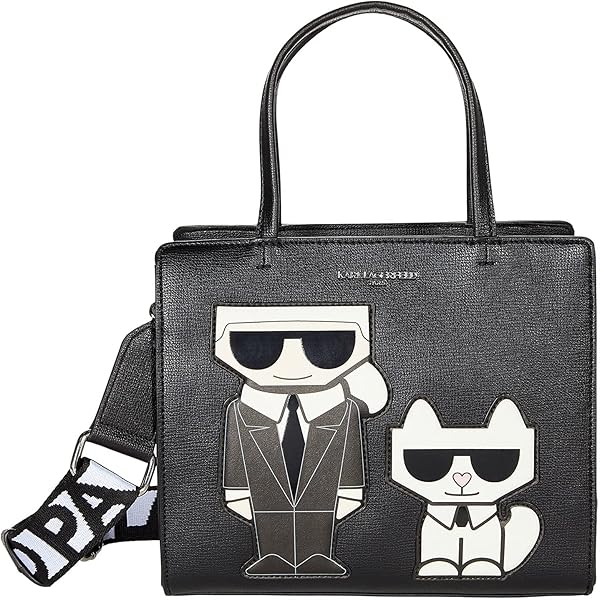 KARL LAGERFELD SATCHEL MAYBELLE NEGRA CROSSBODY